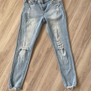 Gogo Star Distressed Booty Lifting Skinny Jeans